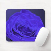 Rose Blauer Velvet Mousepad (Mit Mouse)