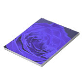 Rose Blauer Velvet Notizblock (Rotiert)