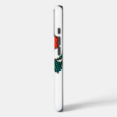 Rose Bloom Halftone Fine Art Case-Mate iPhone Hülle (Rückseite / Links)