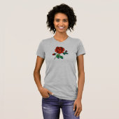 Rose Bloom Halftone Fine Art T-Shirt (Vorne ganz)