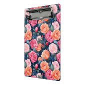 Rose Blooming Blume Muster-80037 Mini Klemmbrett (Gewinkelt2)