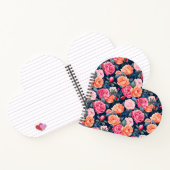 Rose Blooming Blume Muster-80037 Notizblock (Innenseite)