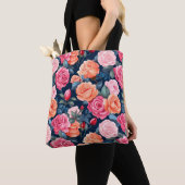 Rose Blooming Blume Muster-80037 Tasche (Von Nahem)