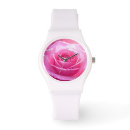 Rose Blossom Blume Frederic Mistral Rose Lu Armbanduhr