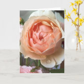 Rose Blossom Card Karte (Gelbe Blume)