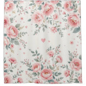 Rose Blossom Duschvorhang (Vorderseite)