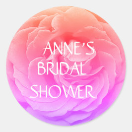 Rose Blossom Foto Klassischer Aufkleber