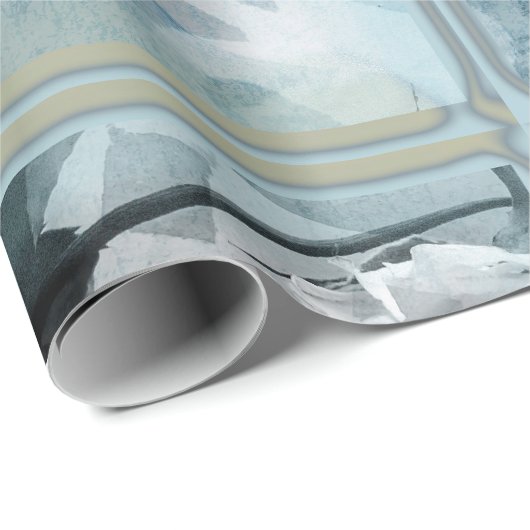 Rose Blue Dreamy Geschenkpapier (Rolleneckpunkt)