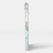 Rose Blue Gold Marble iPhone Hülle (Linke Seite)