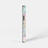 Rose Blue Gold Marble iPhone Hülle (Rechte Seite)