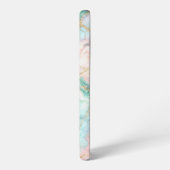Rose Blue Gold Marble Samsung Galaxy Hülle (Linke Seite)