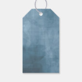 Rose Blue/Peach Wedding Danke, ID584 Geschenkanhänger (Rückseite)