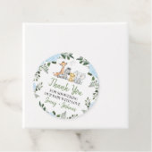 Rose Blue Safari Baby Dusche Danke Tag Geschenkanhänger (Beispiel)