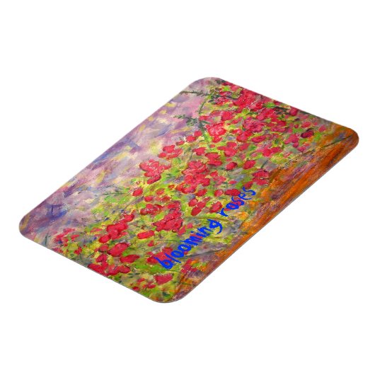 Rose blühen magnet (Linke Seite)