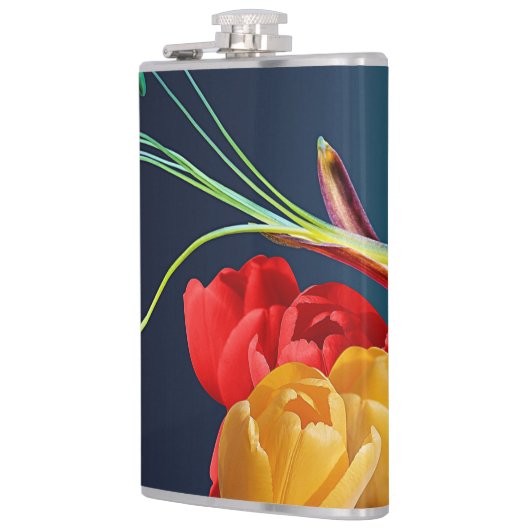 Rose Blume-17250 Flachmann (Links)