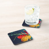 Rose Blume-17250 Getränkeuntersetzer (Rechte Seite)