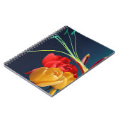 Rose Blume-17250 Notizblock (Linke Seite)