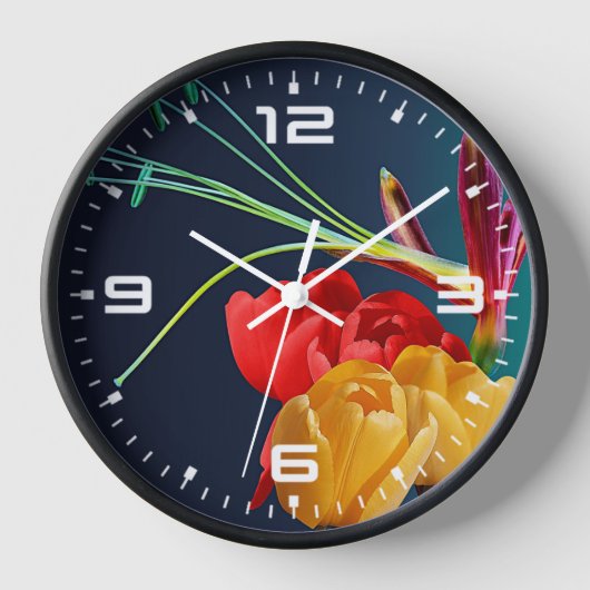 Rose Blume-17250 Uhr (Vorderseite)