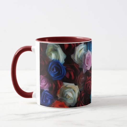 Rose Blume Art Tasse Cup (Links)