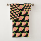 Rose Blume Badhandtuch Set (Insitu)