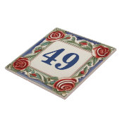 Rose Blume benutzerdefinierte Haustür Nummer Zeich Fliese (Seite)