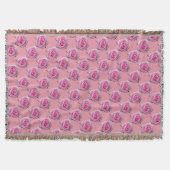 Rose Blume Blanket Rosenwirbel Decken Geschenk (Vorderseite)