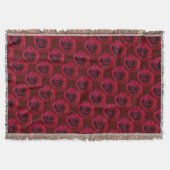 Rose Blume Blanket-Rote Rosen Decken Decken Gesche (Vorderseite)