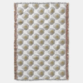 Rose Blume Blanket Weißrosen Kürbisgeweih Geschenk Decke (Vorderseite Vertikal)