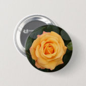 Rose Blume Blume Liebe Ehefrau Liebespaar Button (Vorne & Hinten)