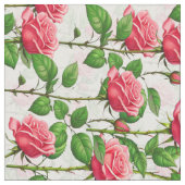 Rose Blume Blumenblättermuster Textil Stoff (Nahaufnahme)