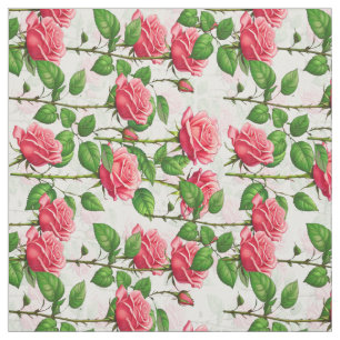 Rose Blume Blumenblättermuster Textil Stoff