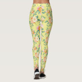 Rose Blume Blumenmuster-23220 Leggings (Rückseite)