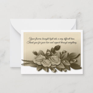 Rose Blume Bouquet Branch Sympathie Karte