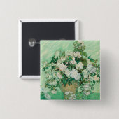 Rose - Blume Bouquet Button (Vorne & Hinten)