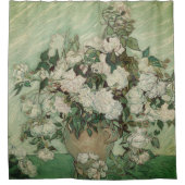 Rose - Blume Bouquet Duschvorhang (Vorderseite)