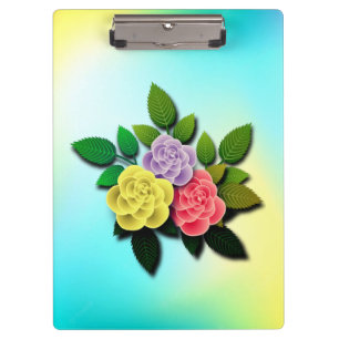 Rose Blume Bouquet Illustration-22422 Klemmbrett