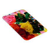 Rose Blume Bouquet Magnet (Rechte Seite)