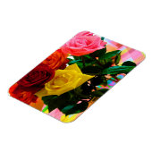 Rose Blume Bouquet Magnet (Linke Seite)
