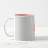 Rose Blume Braut Zweifarbige Tasse (Links)