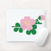 Rose Blume Brillenrosa Blume Blumenblüte Mousepad (Mit Mouse)