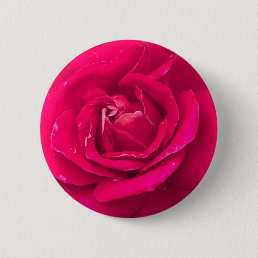 Rose Blume Button (Vorderseite)