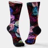 Rose Blume Cappella Santa Maria degli Angeli Socken (Gewinkelt)