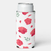 Rose Blume Cooler Selters Dosenkühler (Seltzer Vorderseite)