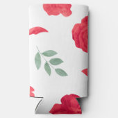 Rose Blume Cooler Selters Dosenkühler (Rückseite)