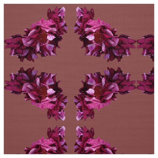 Rose Blume Custom Polyester Weave Fabric Stoff (Muster)