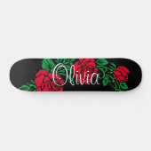 Rose Blume Design-Skateboard Skateboard (Horizontal)