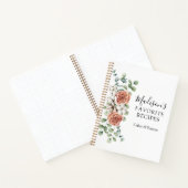 Rose Blume Eukalyptus Rezept Buch (Innenseite)