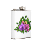 Rose Blume Flachmann (Rechts)