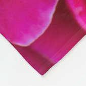 Rose Blume Fleecedecke (Ecke)