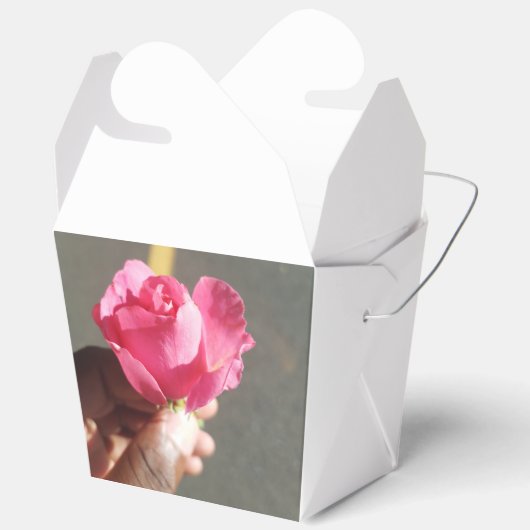 Rose Blume Gefälligkeitsbox Geschenkschachtel (Offen)